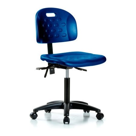 E Com Newport Industrial Handle Back Chair - Polyurethane - Blue HPMBCH-RG-T0-A0-NF-RC-BLU